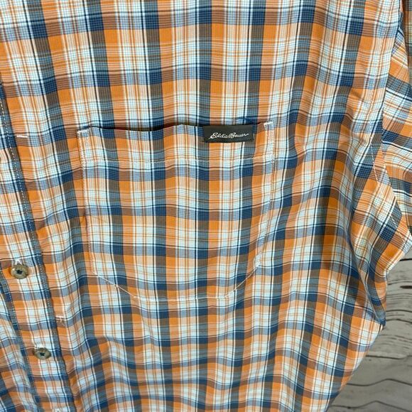 Eddie Bauer Oxford short sleeve shirt extra large tall￼ - Picture 4 of 6